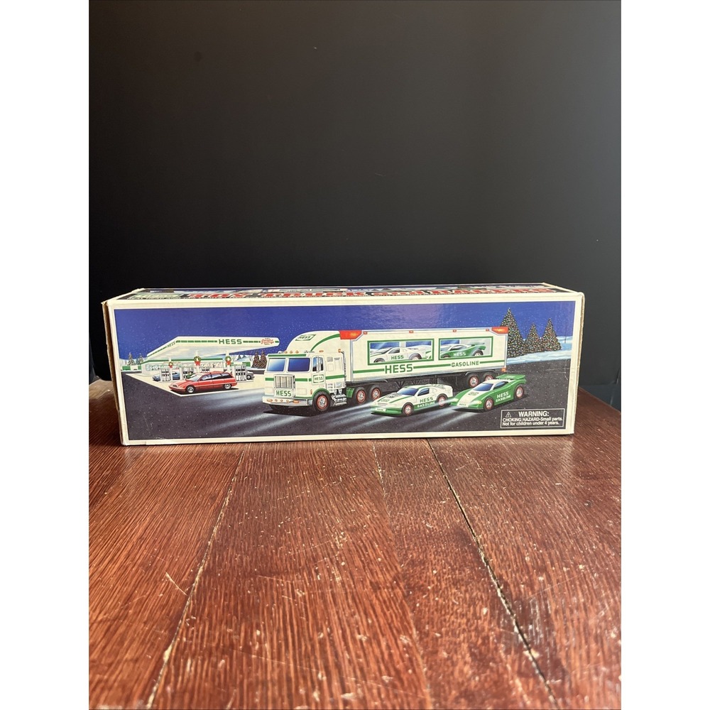 1997 Hess Toy Truck and Racers